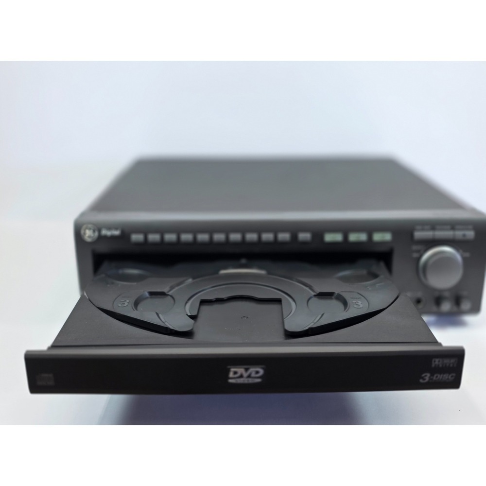 GE GE5803P 3‑Disc DVD Player Karaoke MIC Inputs Dolby Digital DTS Tested Works - Picture 3 of 9